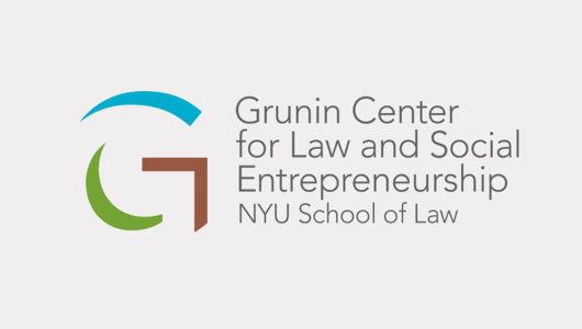 Logo graphic of the Grunin Center for Law and Social Entrepreneurship