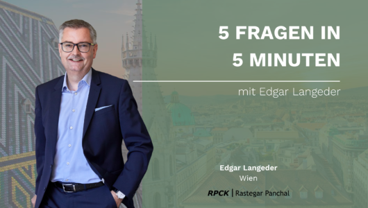 Foto von Edgar Langeder mit Wien im Hintergrund